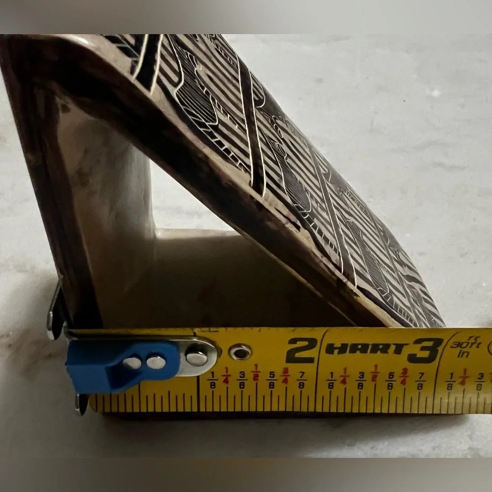 Pier 1 Hand Carved, Hand Painted Soapstone Zebra Bookend Pair